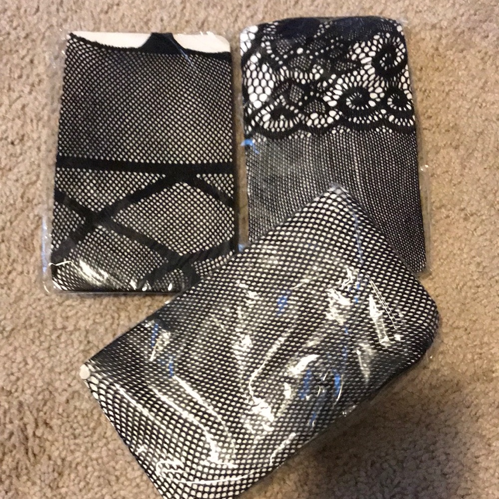 Garter panty hose